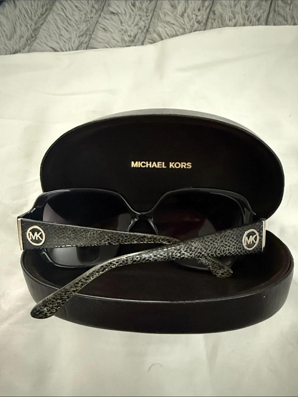 Michael Kors Black Gradient Oversized Women's Sunglasses